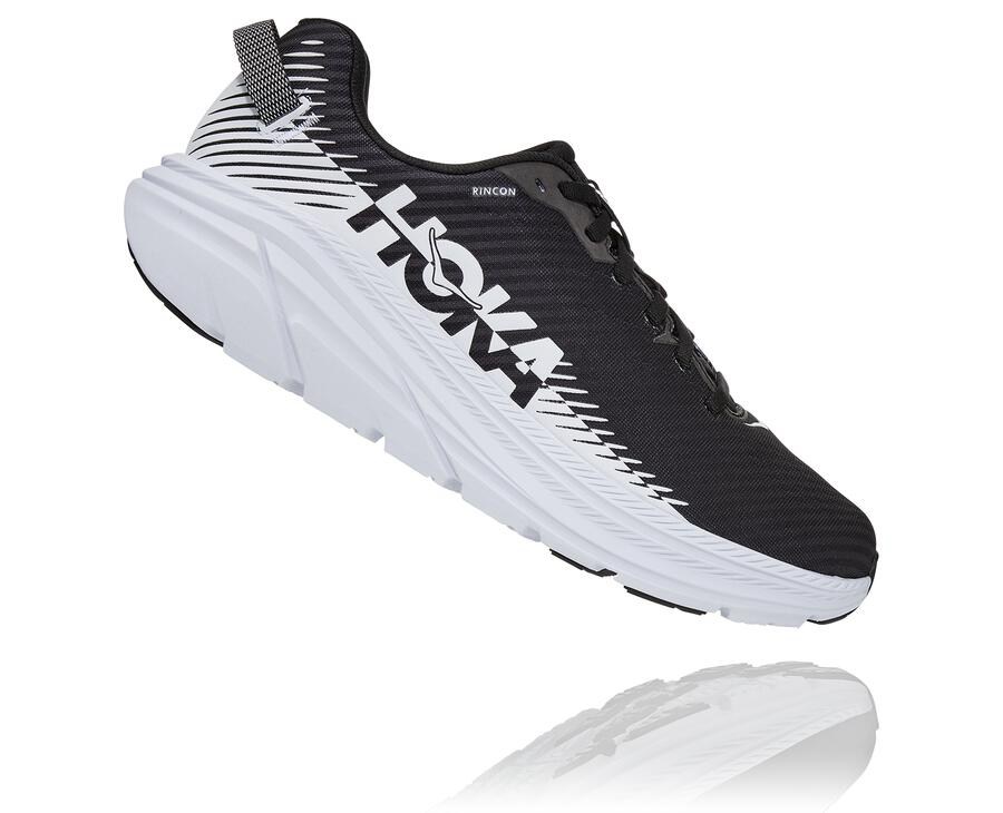 Tenis Hoka One One Hombre Negros/Blancos - Rincon 2 - NSGJ20936